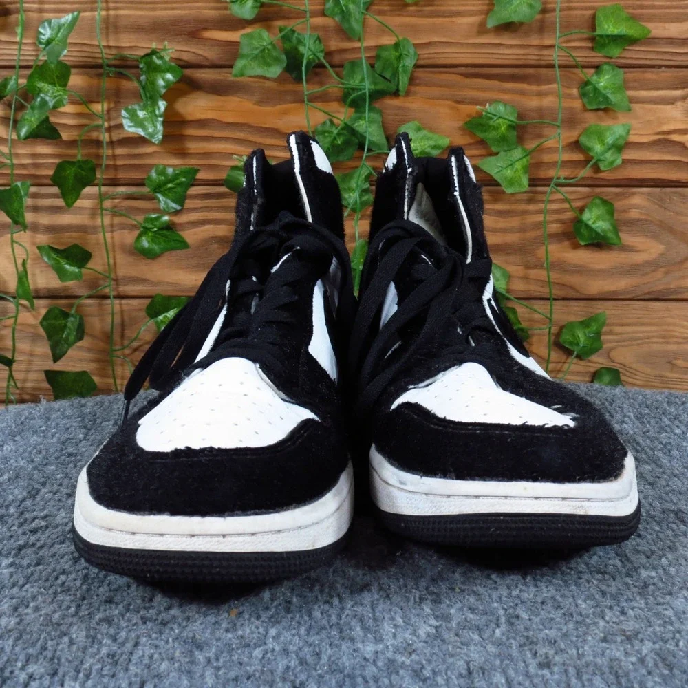 Nike Air Jordan 1 Retro High OG Twist Mens High Top Sneaker 8 Sport Black White